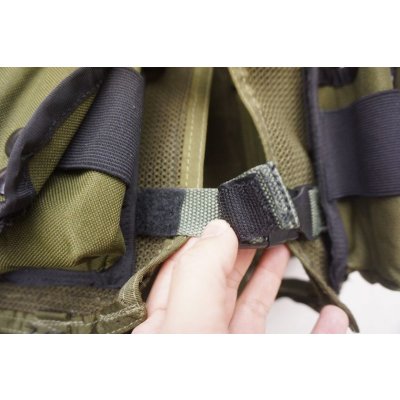 画像8: 米海軍特殊部隊放出ブラックホークOMEGAモジュラーベストOD改造品ポーチ5個付き旧タグ品