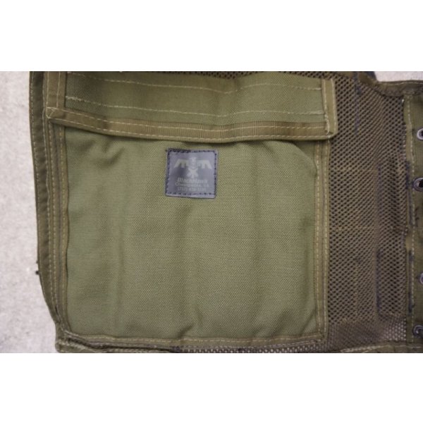 画像9: 米海軍特殊部隊放出ブラックホークOMEGAモジュラーベストOD改造品ポーチ5個付き旧タグ品