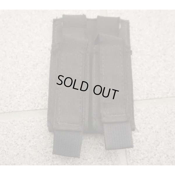 画像1: 米法執行機関放出プロテック製?モジュラーグリッドシステム式ダブルピストルマガジンポーチ黒