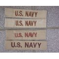 米軍 米陸軍デザートカラー色U.S. NAVYテープ