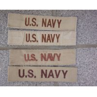 米軍 米陸軍デザートカラー色U.S. NAVYテープ