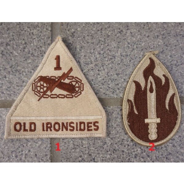 画像1: 米軍 米陸軍デザートカラー色  部隊章 各種