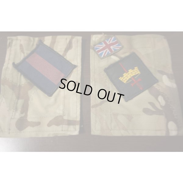 画像1: 英軍MTP迷彩PCS戦闘服用ロンドン軍管区パッチ付きブランクパネル左右セット