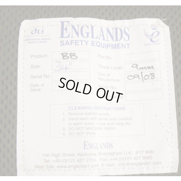 画像5: 英軍放出イングランズセーフティイクイップメント製ソフトアーマー入りMOLLEベルトパッドODサイズ34新品