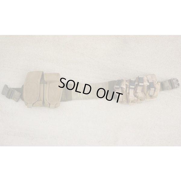 画像1: 英軍放出ブラックホークMOLLEベルトODポーチ5個付きSMALL