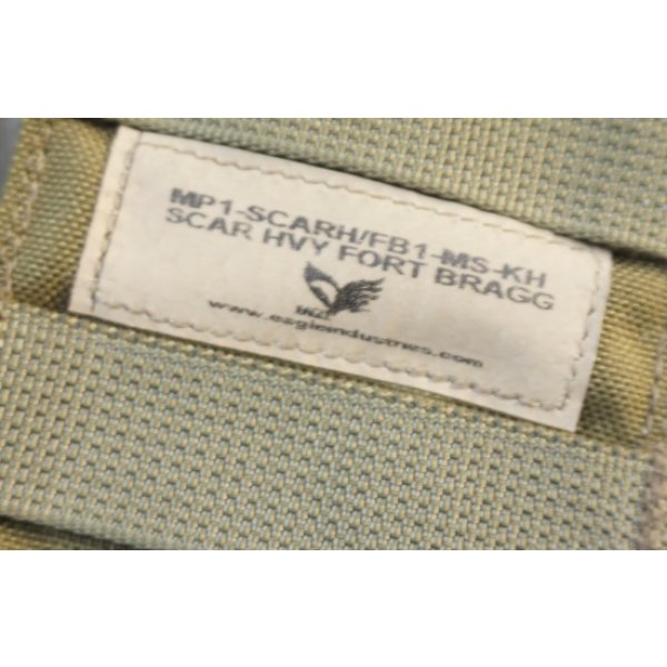 画像4: 米軍放出イーグルSCAR-Hオープントップシングルマガジンポーチ カーキ新品