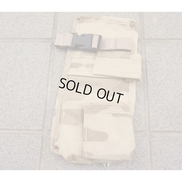 画像1: ベルギー軍デザートジグソー迷彩MOLLEラジオポーチ