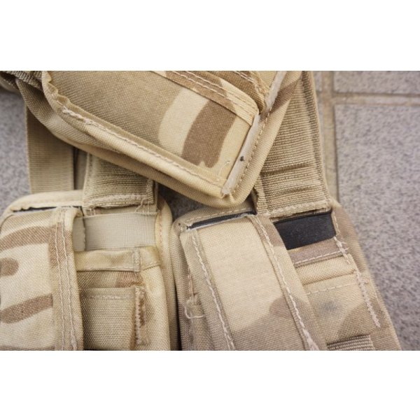 画像5: ベルギー軍デザートジグソー迷彩MOLLEダブルピストルマガジンポーチ