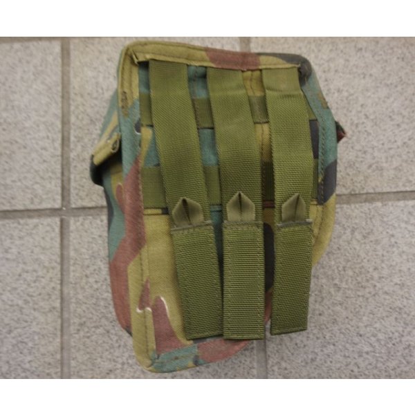 画像2: ベルギー軍ジグソー迷彩MOLLE FN MINIMI 100連マガジンポーチ