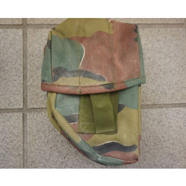 画像1: ベルギー軍ジグソー迷彩MOLLE FN MINIMI 100連マガジンポーチ