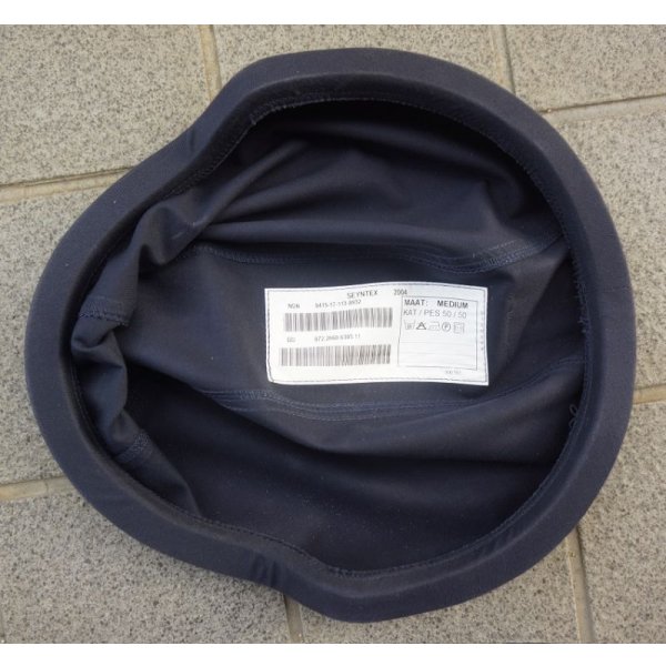 画像4: オランダ軍 王立保安隊M95（M826）ケブラーヘルメット用ヘルメットカバー紺MEDIUM