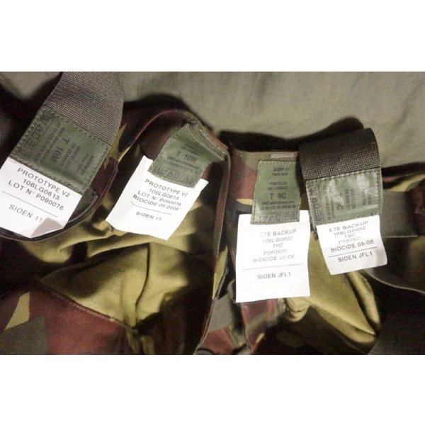 画像3: フランス軍サスペンダー付き試作タイプFELINコンバットパンツ新品