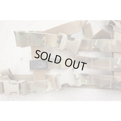 画像4: 米軍放出HIGH GROUND GEAR製チェストリグ コヨーテ・マルチカム迷彩リバーシブル新品