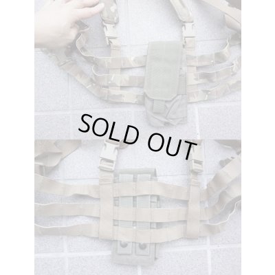 画像7: 米軍放出HIGH GROUND GEAR製チェストリグ コヨーテ・マルチカム迷彩リバーシブル新品