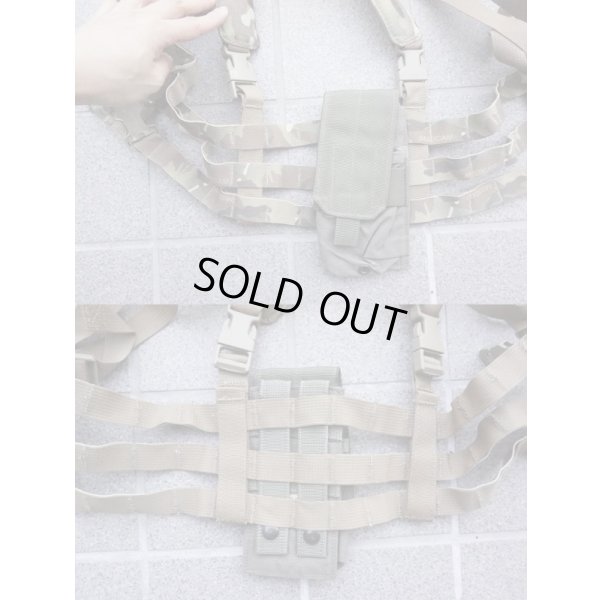 画像7: 米軍放出HIGH GROUND GEAR製チェストリグ コヨーテ・マルチカム迷彩リバーシブル新品