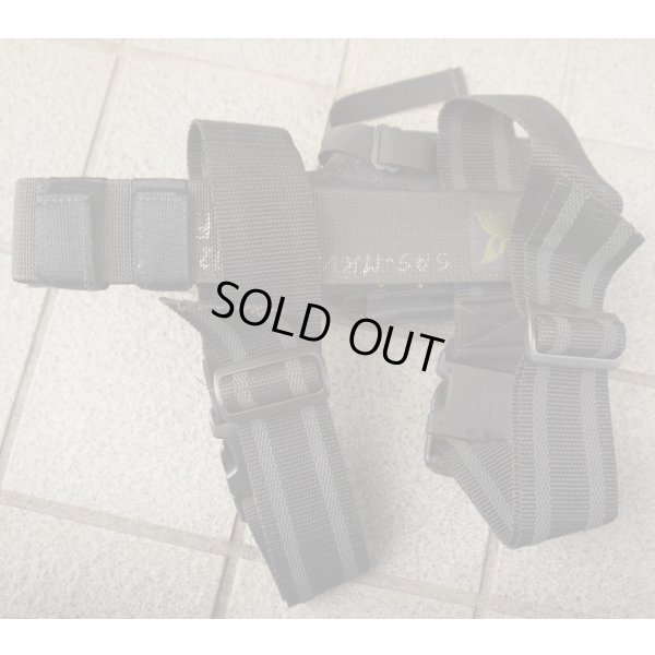 画像2: イーグルSAS mkVエアボーン レッグホルスター黒 新品