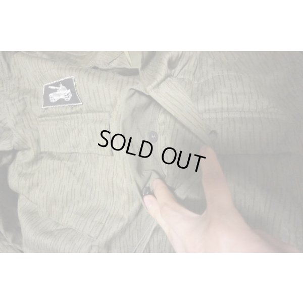 画像6: NVA(東ドイツ軍)機甲部隊用レインドロップ迷彩上下セットm52新品