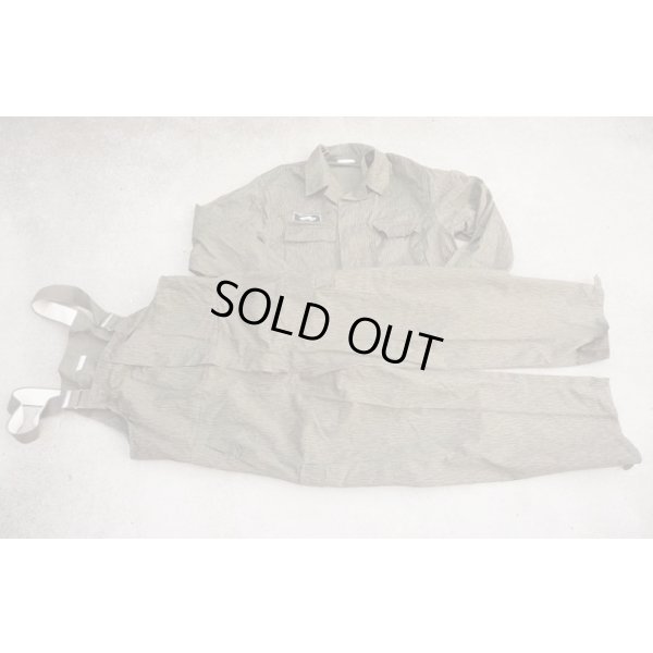 画像1: NVA(東ドイツ軍)機甲部隊用レインドロップ迷彩上下セットm52新品