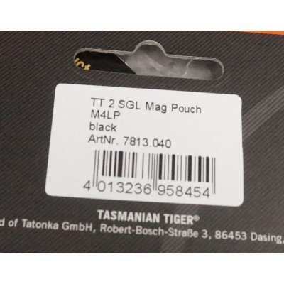 画像3: Tasmanian Tiger製ダブルM4マガジンポーチ黒 新品