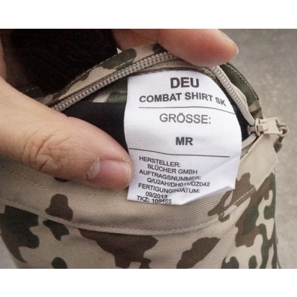 画像3: ドイツ連邦軍(ドイツ軍)ヴィステン(デザートフレクター)迷彩SKコンバットシャツMEDIUM