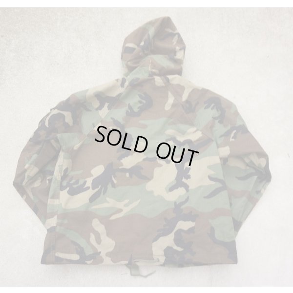 画像2: 米軍NBCスーツ ケミカルパーカー ウッドランド迷彩