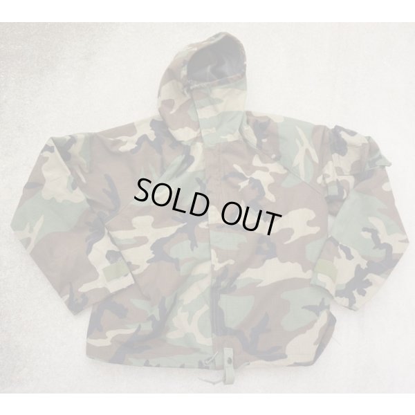 画像1: 米軍NBCスーツ ケミカルパーカー ウッドランド迷彩