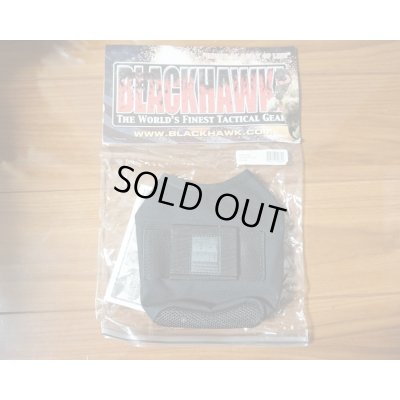 画像2: ブラックホーク ベルトループ式ストロボライトポーチ付きキャンティーンポーチ黒 新品