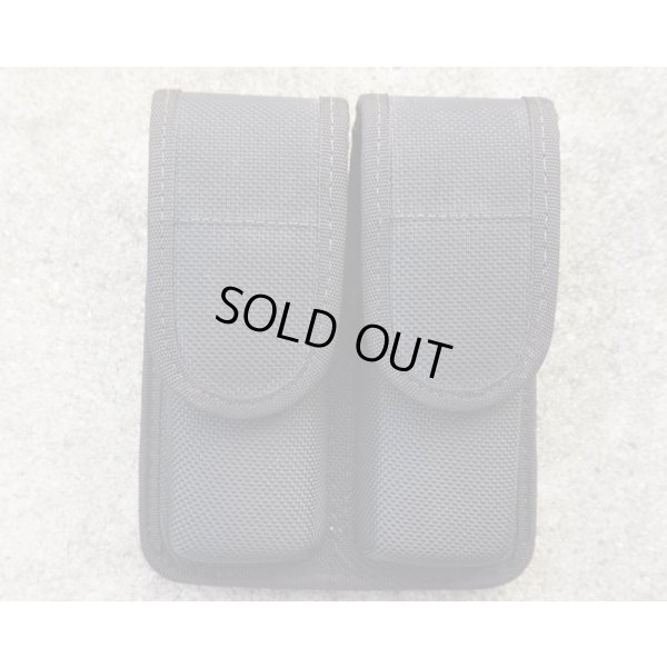 画像1: ブラックホーク デューティダブルピストルマガジンポーチ黒 新品