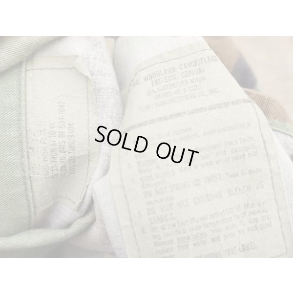 画像3: 米軍ウッドランドBDUジャケットMEDIUM-REGULAR第723航空機動中隊パッチ付