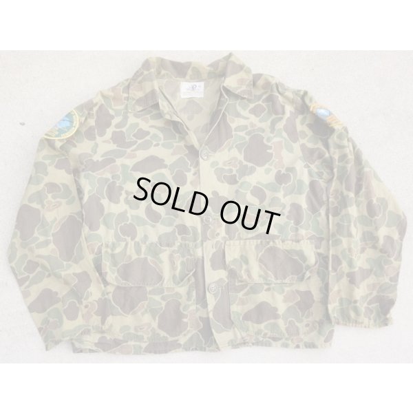 画像1: サウスカロライナ州ハンター着用ダックハンター迷彩ハンティングジャケットMEDIUM