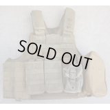 英軍放出メーカー不明MAR CIRAS型ボディアーマー コヨーテSMALLポーチ5個付きソフトアーマー入り
