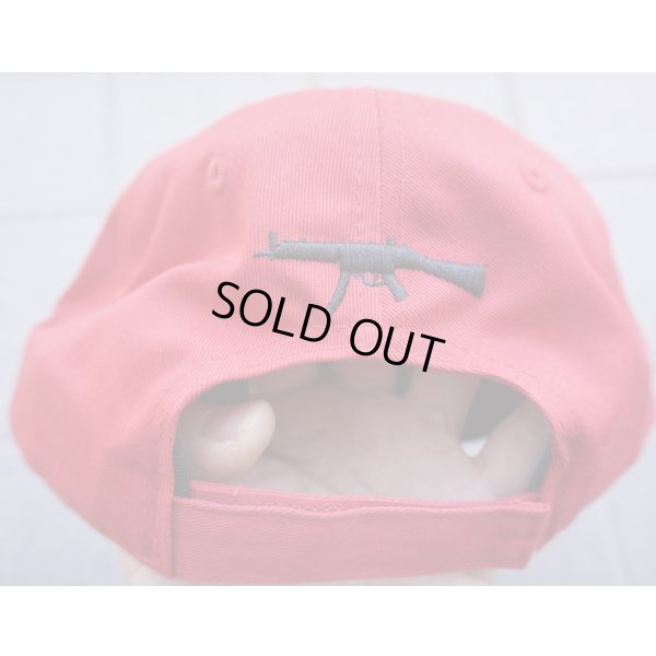 画像3: H&K製HKキャップ赤MP5刺繍入り新品