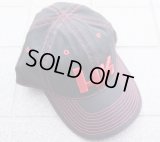 H&K製HKキャップ黒X赤 新品