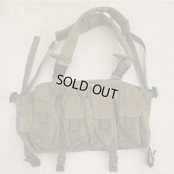 画像1: 米軍放出LBT-0290DチェストリグOD金タグロット品