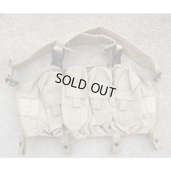 画像1: 米軍放出LBT-0290Dチェストリグ ライトタン金タグロット品