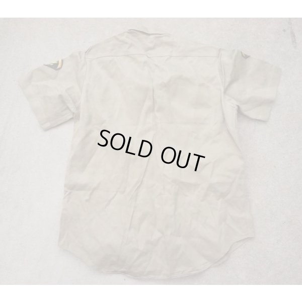 画像2: 米軍ベトナム戦争 米陸軍 夏季制服チノシャツMEDIUM 5等特技兵階級章付き