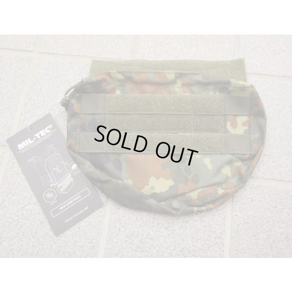 画像1: MIL-TECドロップダウンポーチ ドイツ連邦軍フレクター迷彩(MOLLEポーチとしても使用可)新品