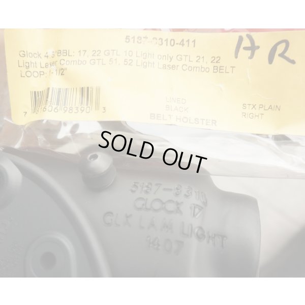 画像3: サファリランド5187ヒップホルスター 純正LAM・ライト付きグロック17・グロック22用 新品(右利き・左利き両方有り)