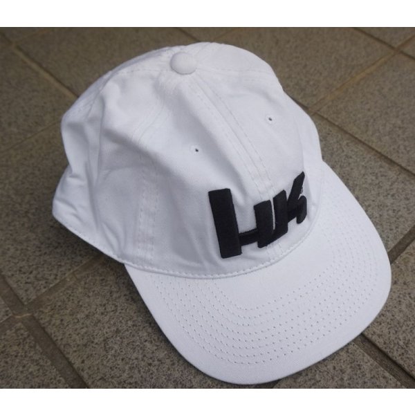 画像1: H&K製HKキャップ白 創業年刺繍入り新品