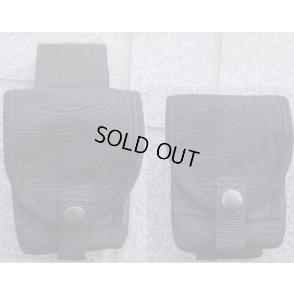 画像1: 英軍 憲兵用ダブルデューティピストルマガジンポーチ黒