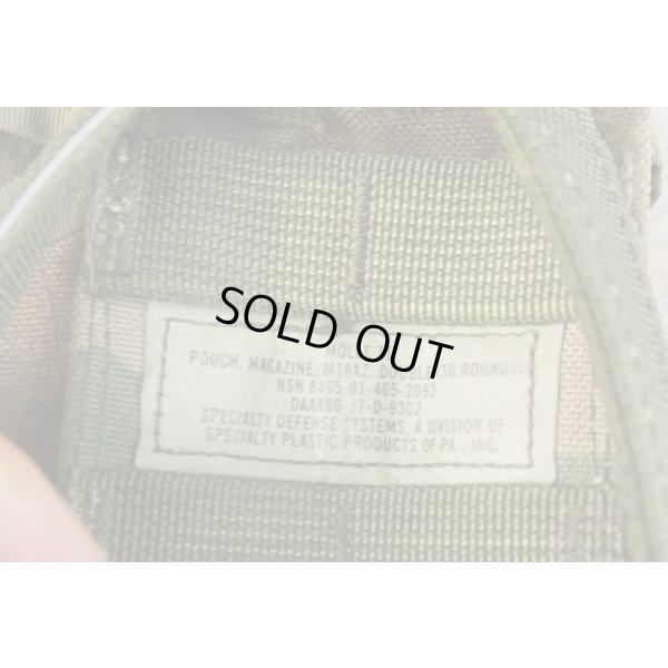 画像3: 米軍MOLLEIIダブルマガジンポーチ ウッドランド迷彩