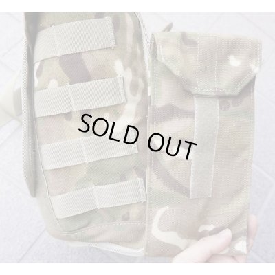 画像3: 英軍GSRレスピレーター(ガスマスク)用ガスマスクバッグMTP迷彩 付属品多数有り