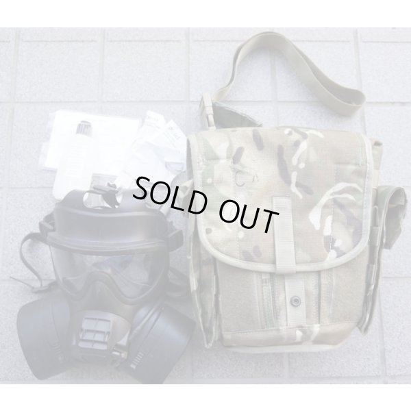 画像1: 英軍GSRレスピレーター(ガスマスク)サイズ2(L寸)付属品多数有り
