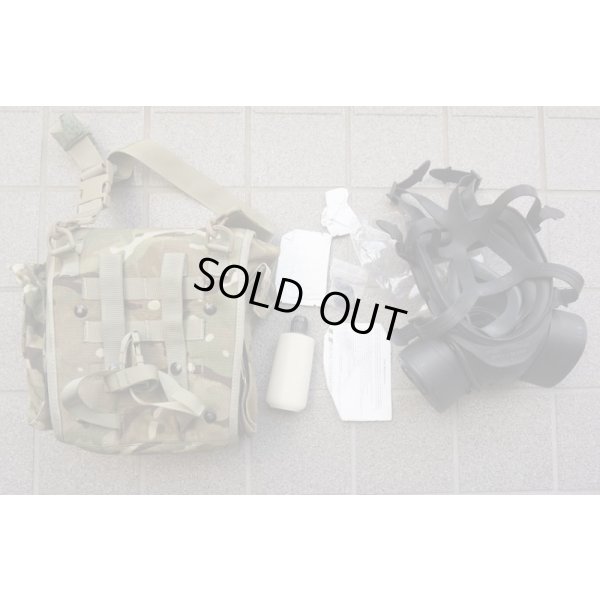 画像2: 英軍GSRレスピレーター(ガスマスク)サイズ1(XL寸)付属品多数有り