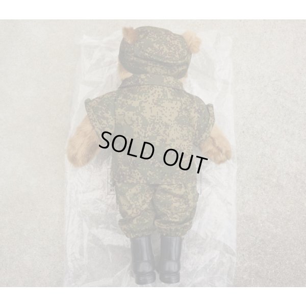 画像2: MIL-TECミリタリー仕様テディベア ロシア連邦軍デジタルフローラ迷彩(EMR迷彩)新品