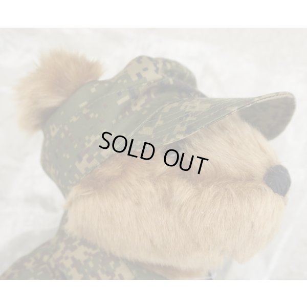 画像3: MIL-TECミリタリー仕様テディベア ロシア連邦軍デジタルフローラ迷彩(EMR迷彩)新品