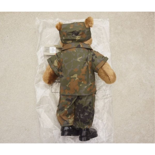 画像2: MIL-TECミリタリー仕様テディベア ドイツ連邦軍フレクター迷彩(フレック迷彩)新品