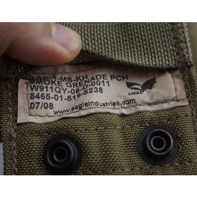 画像5: 米軍イーグルSFLCSスモークグレネードポーチ カーキ新品