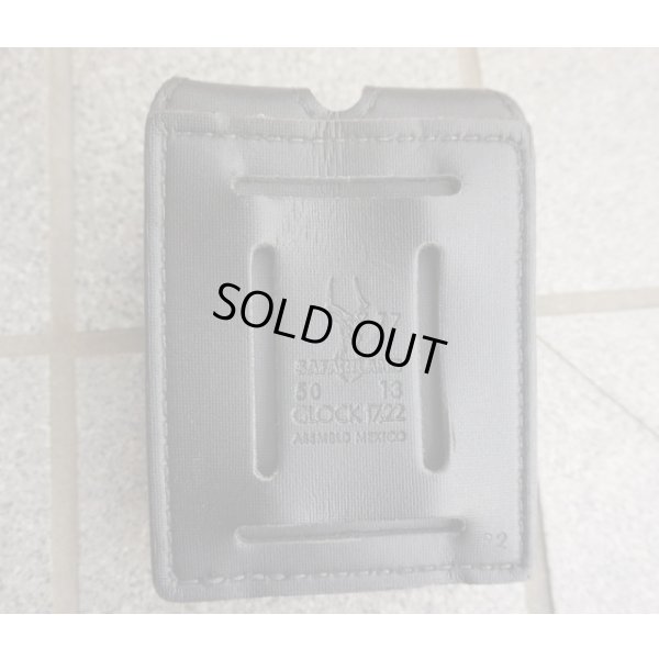 画像2: 米法執行機関放出サファリランド77デューティダブルピストルマガジンポーチ グロック17・グロック22用