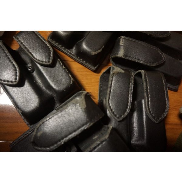 画像4: 米法執行機関放出サファリランド77デューティダブルピストルマガジンポーチ グロック17・グロック22用